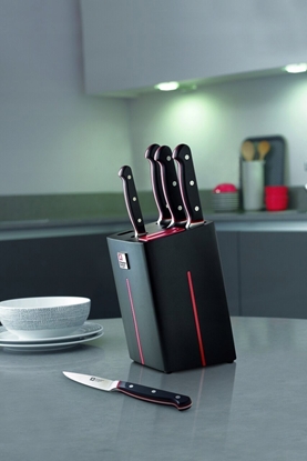 Picture of Richardson Sheffield VELOCITY - 5 pc knife block with sharpener - black