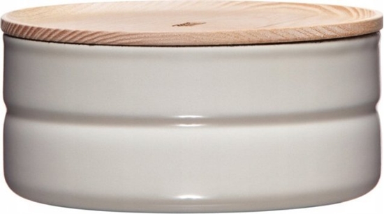 Picture of Riess RIESS - Pojemnik kuchenny niski z drewnian pokryw 0,6l Light Grey