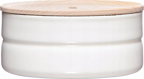 Picture of Riess RIESS - Pojemnik niski z drewnian pokryw 0,6l Pure White