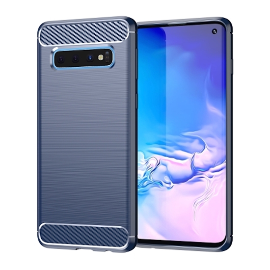Изображение Riff Carbon maks priekš Samsung Galaxy S10 Blue