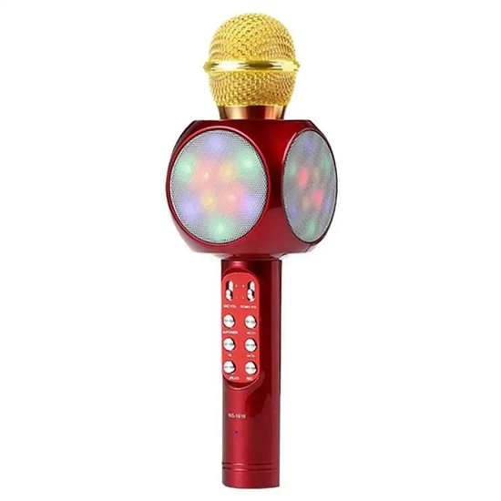 Picture of Riff WS-1816 16W karaoke BT mikrofons ar LED 360 Red