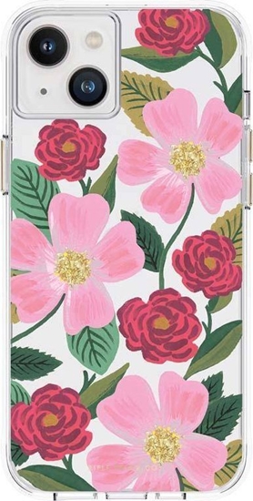 Picture of Rifle Paper Clear - Etui iPhone 14 Plus zdobione zotem (Rose Garden)
