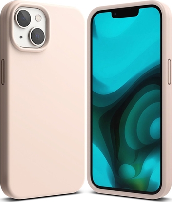 Attēls no Ringke Etui Ringke Silicone Apple iPhone 14 Plus Pink Sand