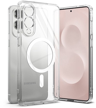 Picture of Ringke Ringke Fusion Magnetic MagSafe Case for Samsung Galaxy S25 Edge - Clear