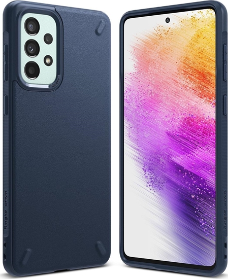 Picture of Ringke Ringke Onyx wytrzymae etui pokrowiec Samsung Galaxy A73 granatowy