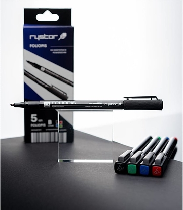 Изображение Rystor Foliopisy permanentne Rystor FB-25 2.5mm 4 kolory (5)