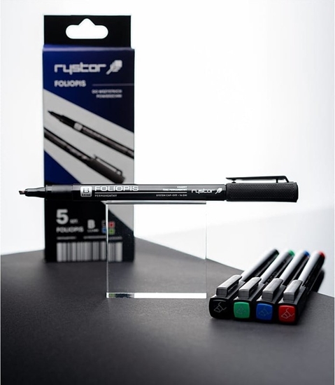 Изображение Rystor Foliopisy permanentne Rystor FB-25 2.5mm 4 kolory (5)