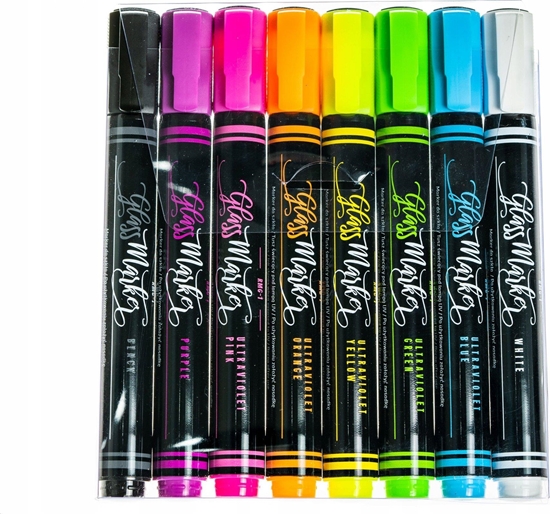 Изображение Rystor Markery kredowe Rystor Glass RMG-1 8 kolorów