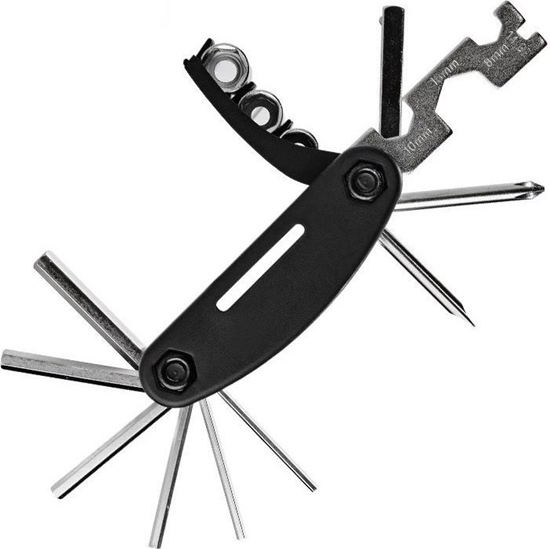 Picture of RockBros 16w1 Narzdzie wielofunkcyjne MultiTool do naprawy rowerów - czarne 16w1 Narzdzie wielofunkcyjne MultiTool do naprawy rowerów - czarne
