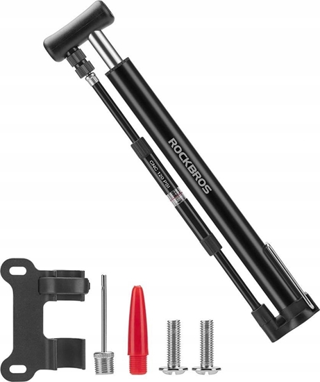 Picture of RockBros Pompka rowerowa i do piek podogowa 8 bar z chwytem na ram - czarna ROCKBROS