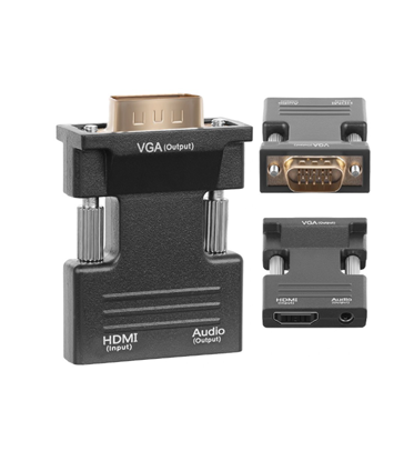 Picture of RoGer Adapter VGA D-SUB - HDMI + 3,5mm