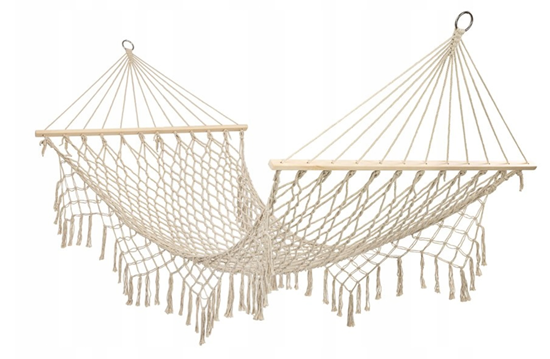 Picture of RoGer Garden hammock boho net 200cm