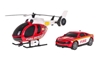 Picture of RoGer Helicopter + Fire Department Car Set