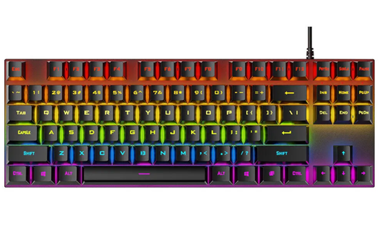Picture of RoGer K80 Gaming Wired Mechanical Keyboard RGB / USB