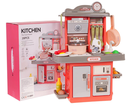 Attēls no RoGer Kitchen with Sound Function 35pcs Pink