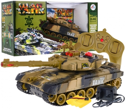 Attēls no RoGer R/C Tank Desert Camouflage Toy Car 2.4 GHz