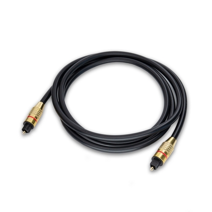 Picture of RoGer TOSPD2M SPDIF Toslink Optical Audio Cable 2m golden