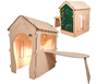 Picture of RoGer Wooden Children's House 86 x 137 x 105 cm