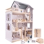 Attēls no RoGer Wooden doll house + furniture 80cm