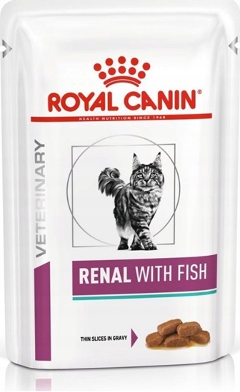 Picture of Royal Canin Karma dla dorosych kotów Renal with Fish saszetka 85g