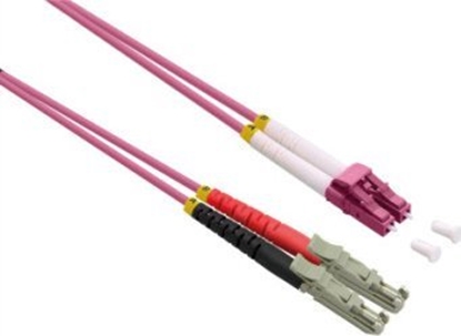 Изображение Roline FO Jumper Cable 50/125µm OM4, LSH/LC, UPC Polish, LSOH, violet, 7.5 m