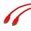 Изображение Roline USB 2.0 Cable, C–C, M/M, 60W, silicone, red, 1 m