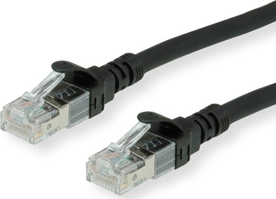Picture of Roline S/FTP Patch Cord Cat.6A, Component Level, LSOH, black, 20 m