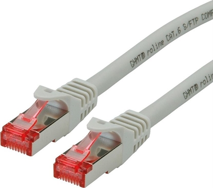 Attēls no Roline S/FTP Patch Cord Cat.6 Component Level, LSOH, grey, 3 m