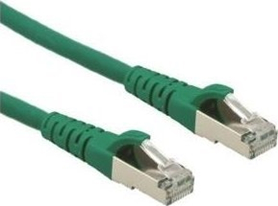 Picture of Roline ROLINE - Patch- Cable - RJ- 45 (M) to RJ- 45 (M) - 5 m - SFTP - CAT 6a - green (21.15.2835)