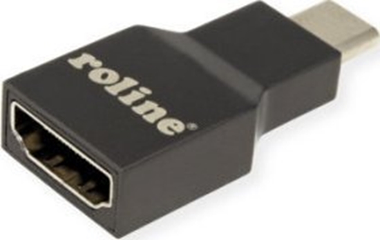 Picture of Roline Type C - HDMI Adapter, M/F, grey