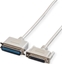 Изображение Roline Parallel Printer Cable, DB25 M - C36 M, grey, 9 m