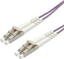 Изображение Roline ROLINE LWL- Cable 50/125µm OM4, LC/LC, violet 0,5m (21.15.8750)