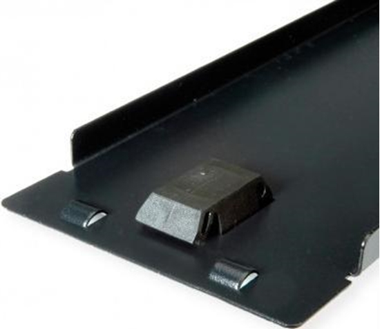 Picture of Roline 19" Blank Panel, Snap-in, 2U, Metal, black