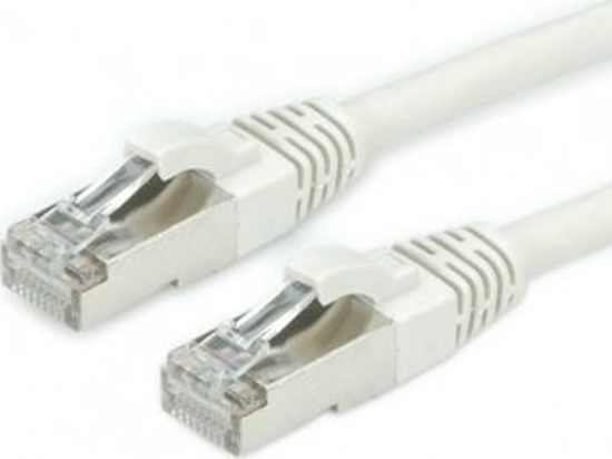 Изображение Roline S/FTP Cable Cat.7, with RJ-45 connectors (500 MHz / Class EA), LSOH, grey, 2 m