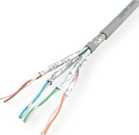 Picture of Roline S/FTP PiMF Cable Cat.7 (Class F), Solid Wire, LSOH, 100 m