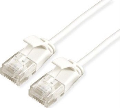 Attēls no Roline UTP Data Center Patch Cord Cat.6A (Class EA), LSOH, Slim, white, 5 m