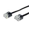 Изображение Roline Traveller UTP Patch Cord, Cat.6A (Class EA), extra-flat, black, 1.5 m