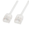 Изображение Roline UTP Data Center Patch Cord Cat.6A (Class EA), LSOH, Slim, Ultra Short Connector, white, 0.5 m