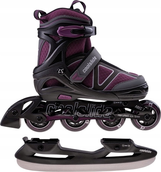 Picture of Rolki CoolSlide Buttersi z wymienn poz regulowane fioletowe r. 35-38