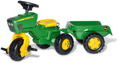 Picture of Rolly Toys 052769 Traktor Rolly-Kid John Deere 3-Koowy z Przyczep