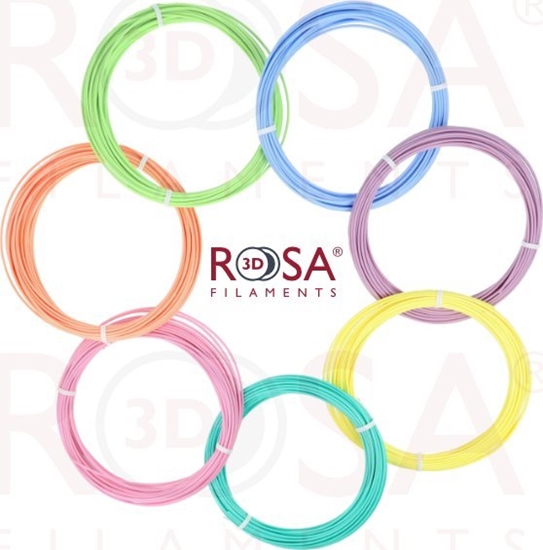 Picture of ROSA3D Filament Rosa3D 3D PEN PACK PLA Pastel 7 colours x 10m