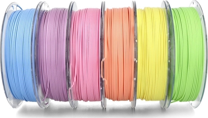 Изображение ROSA-PLAST Zestaw filamentów Rosa3D PLA Pastel 1,75mm 6x350g