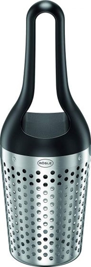 Picture of Rosle prysznic zioowy z noem 22 x 7,8 stal nierdzewna srebrny/czarny