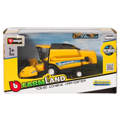 Attēls no Rot. Traktors Bburago New Holland Harvester