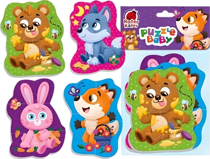 Изображение Roter Kafer Baby puzzle piankowe Zwierzta lene RK6010-06