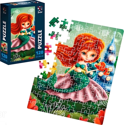Attēls no Roter Kafer Puzzle Maa Syrenka Ukadanka Dla Dorosych Dzieci 120 Elementów Plakat