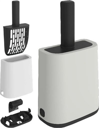 Attēls no Rotho Rotho opatka z podstawk +worki 16x8cm white