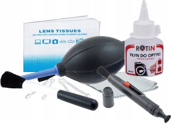 Picture of Rotin Rotin Zestaw Czyszczcy 9w1 Do Optyki Uniwersalny