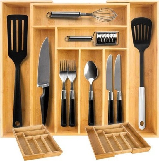 Picture of Ruhhy Wkad/ organizer bambusowy do szuflady (19189)