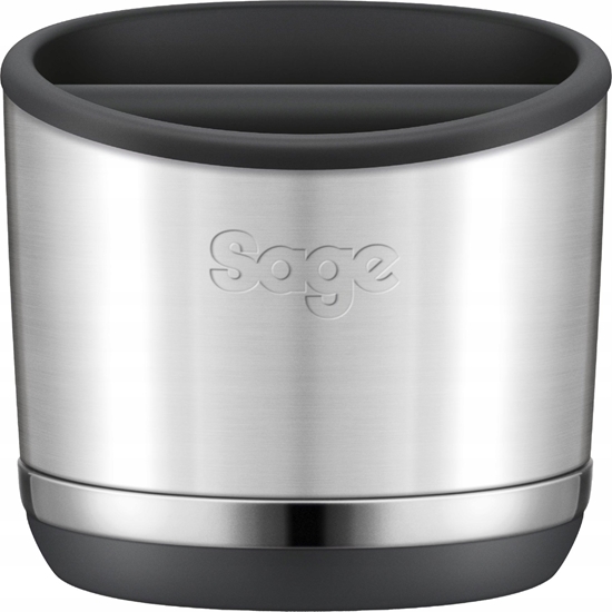 Picture of Sage Sage the Knock Box(tm) 20 Coffee Grounds Disposal Box - Silver